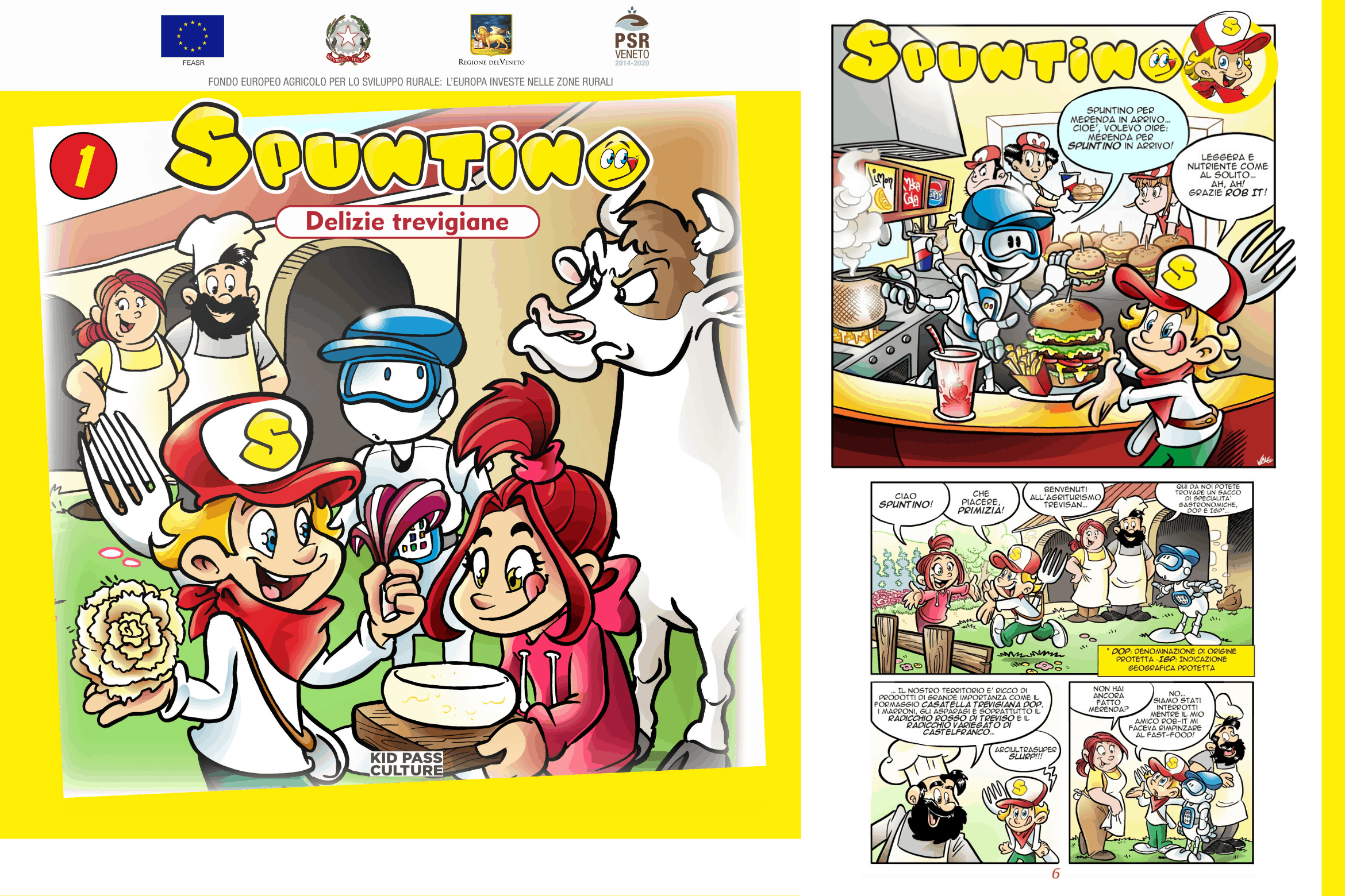 Presentazione del fumetto “SPUNTINO”